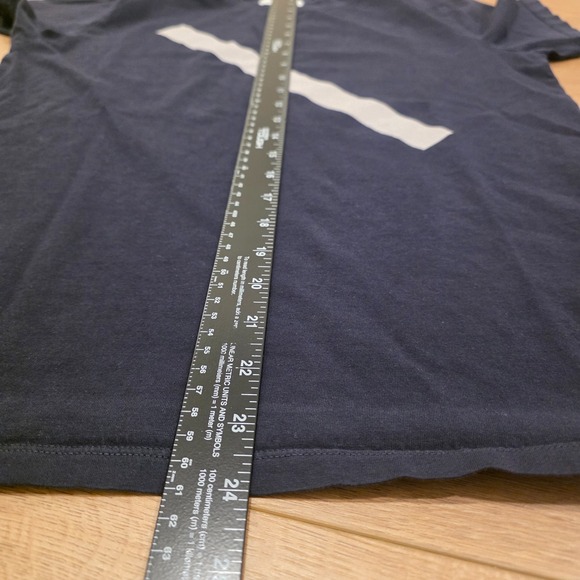 Saturdays NYC Slash Logo Short Sleeve Printed Shirt Men's Small Black Rare - Picture 7 of 9